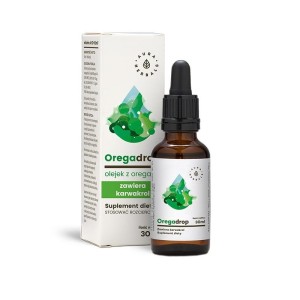 Oregadrop 30 ml Olejek z oregano w kroplach - Wspomagają przeciwko wolnym rodnikom - AURA HERBALS (NM)