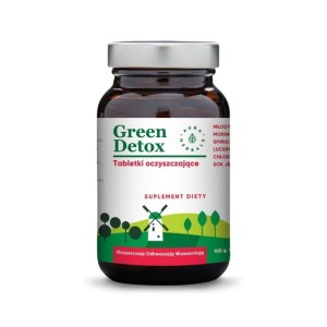 Green Detox 75 tabletek - Tabletki oczyszczające, wspomagają trawienie i odchudzanie - AURA HERBALS (NM)