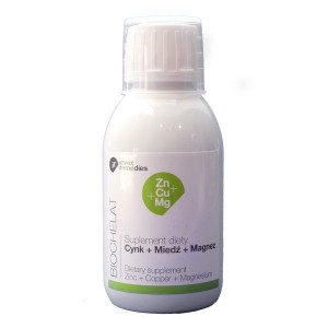 Biochelat Zn, Cu, Mg, Cynk, Miedź, Magnez 150 ml - Wspomaga przy wysiłku fizycznym - INVEX REMEDIES (NM)