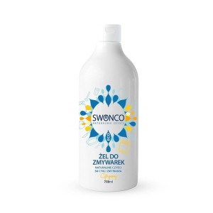 Żel do zmywarek zapach cytrynowy 750ml - Bogata formuła zapewnia doskonały efekt mycia naczyń - SWONCO (NM)