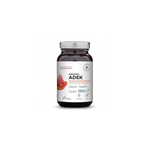 Witamina ADEK 90 kapsułek - Wspomaga wiele funkcji organizmu - AURA HERBALS (NM)