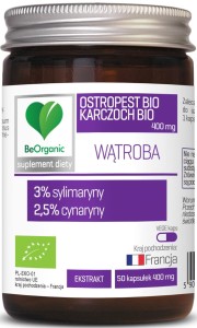 Ostropest BIO + Karczoch BIO - Dla ochrony wątroby - BEORGANIC (NM)
