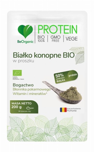 Białko konopne BIO w proszku - Źródło magnezu, błonnika pokarmowego - BEORGANIC (NM).jpg