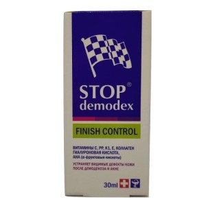 Żel do twarzy na blizny, plamy, przebarwienia - Finish Control - Stop Demodex - Biosfera