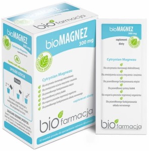 bioMagnez 300mg - Dla prawidłowego funkcjonowania mięśni i układu nerwowego - BIOFARMACJA (NM)