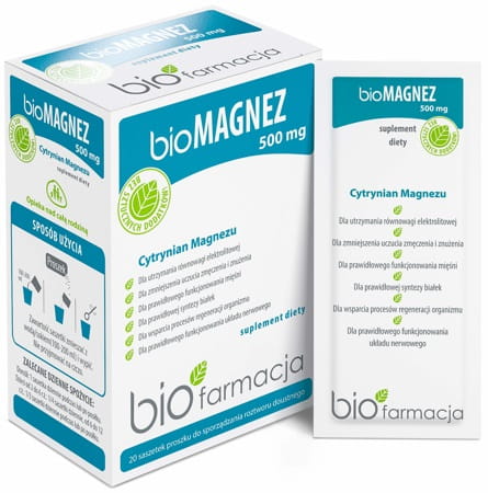 Dla prawidłowego funkcjonowania mięśni i układu nerwowego - bioMagnez 500mg - BIOFARMACJA (NM).jpg