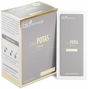 bioPotas 750mg - Dla utrzymania prawidłowej pracy układu nerwowego i mięsniowego - BIOFARMACJA (NM)