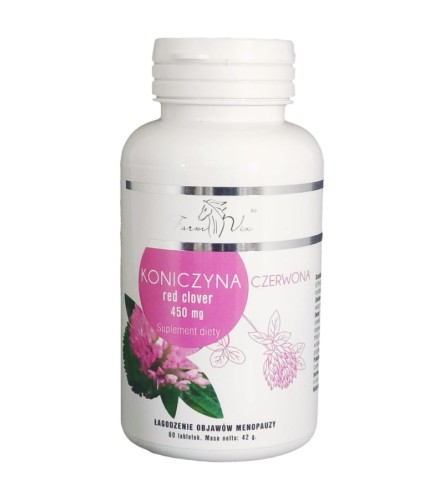 Koniczyna czerwona 450mg, 60 tabletek - Łagodzenie objawów menopauzy - FARM-VIX (NM).jpg