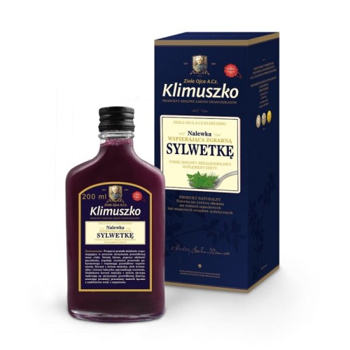 Nalewka wspierająca zgrabną sylwetkę 200 ml - Poprawia pracę układu pokarmowego - OJCIEC KLIMUSZKO (NM).jpg
