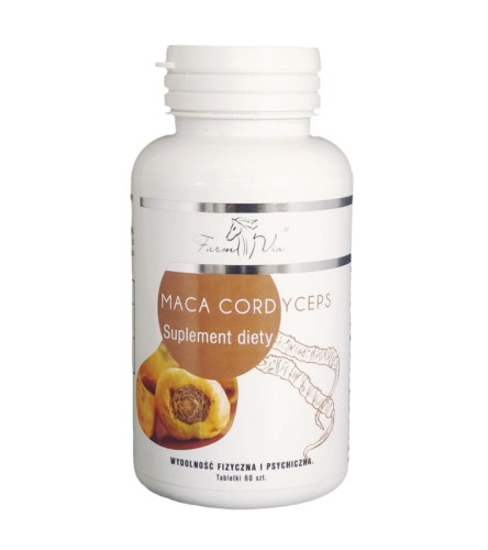 Maca Cordyceps 60 tabletek - Pobudza libido, łagodzi dolegliwości menopauzy - FARM-VIX (NM).jpg