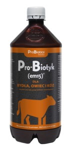 Pro-Biotyk (em15) dla bydła, owiec i kóz 1L - Wzmacnia system immunologiczny - ProBiotics