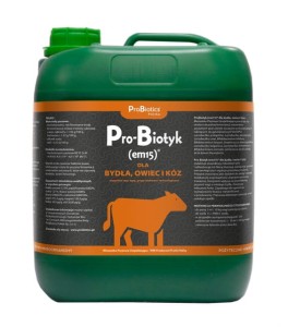Pro-Biotyk (em15) dla bydła, owiec i kóz 5L - Wzmacnia system immunologiczny - ProBiotics