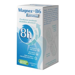 Magnez + B6 Effective - Pomaga w prawidłowym funkcjonowaniu układu nerwowego - dr. Gaja