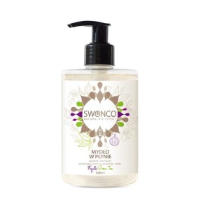 Mydło w płynie Fig & Green Tea 300 ml - Zawiera składniki odżywcze, tonizujące, przeciwutleniające - SWONCO