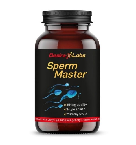 Sperm Master Desire Labs 90 kapsułek - Naturalny sposób wspomaga  produkcję nasienia - YANGO.jpg