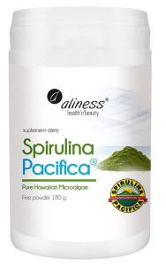 Spirulina Pacifica 180g - Utrzymuje prawidłowy poziom cukru, wspiera odporność - ALINESS