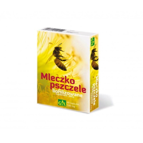 Mleczko pszczele liofilizowane 48 kapsułek - Poprawia koncentrację i samopoczucie - GAL.jpg