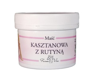 Maść kasztanowa z rutyną 150 ml - Wspomaga z tendencją do powstawania żylaków - FARM-VIX (NM)
