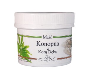 Maść konopna z korą dębu 150 ml - Bogaty w nienasycone kwasy tłuszczowe - FARM-VIX (NM)