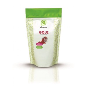 Jagody Goji Owoce Goji 250g - Są bogatym źródłem witamin A i E, przeciwutleniaczy i błonnika - INTENSON