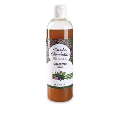 Szampon ziołowy 250ml - Wzmocnienie cebulek włosów przetłuszczających się - BEAUTE MARRAKECH.jpg