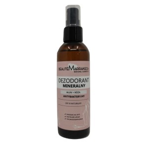 Naturalny dezodorant ałunowy różany 100ml - Działa antybakteryjnie i dezynfekująco - BEAUTE MARRAKECH