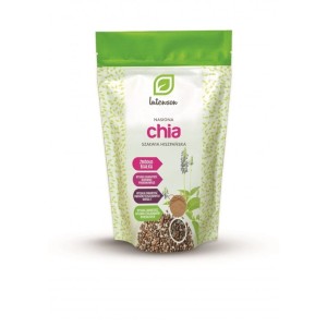 Nasiona Chia, Szałwia Hiszpańska 150g - Wysokie stężenie kwasów tłuszczowych Omega-3 - INTENSON