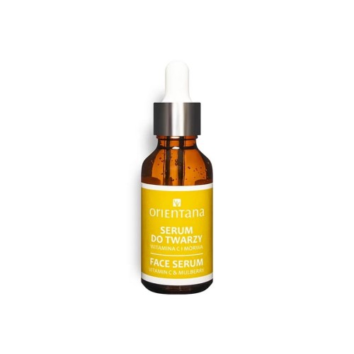 Serum do twarzy Witamina C i Morwa 30ml - Do walki z przebarwieniami, nierównościami kolorytu skóry i brakiem elastyczności - ORIENTANA.jpg