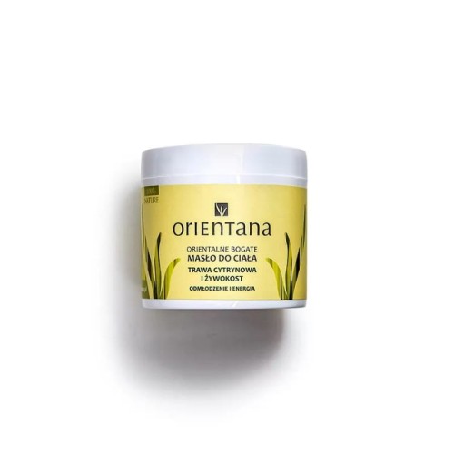 Orientalne bogate masło do ciała Trawa Cytrynowa i Żywokost 100g - Skutecznie nawilża i regeneruje skórę - ORIENTANA.jpg