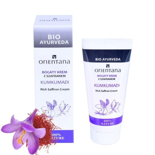 Bogaty krem z szafranem 30g - Do cery dojrzałej i normalnej, na dzień i na noc - ORIENTANA.jpg
