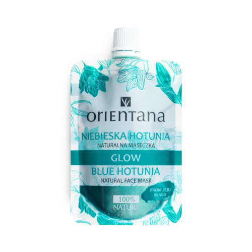Naturalna maseczka Glow Niebieska Hotunia 30ml - Dla tłustej skóry - ORIENTANA.png