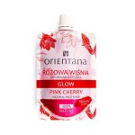 Naturalna maseczka Glow Różowa Wiśnia 30ml - Dla suchej i wrażliwej skóry - ORIENTANA