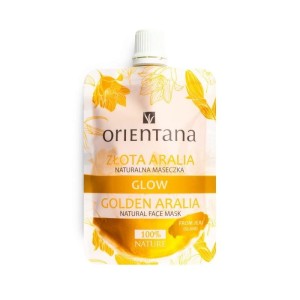 Naturalna maseczka Glow Złota Aralia 30ml - Dla skóry z oznakami starzenia - ORIENTANA