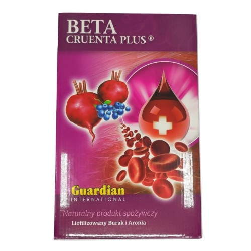 Beta Cruenta Plus 500g - Liofilizowany i micelizowany burak z aronią - GUARDIAN INTERNATIONAL.jpg