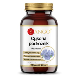 Cykoria podróżnik 90 kapsułek - Pomaga w odchudzaniu, kontrolę wagi - YANGO