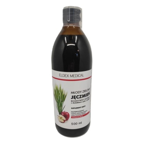 Młody zielony jęczmień 500 ml - Obfite źródło witaminy C i beta-karotenu - ELDEX MEDICAL.jpg