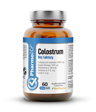 Colostrum bez laktozy 60 kapsułek - Pomoc w stresie oksydacyjnym - PHARMOVIT.png
