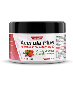 Acerola Plus 100g - Dla prawidłowego funkcjonowania układu odpornościowego - PHARMOVIT