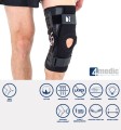 Kniebandage mit anatomischer Einstellung der Bewegungsfreiheit und 2RA-Schienen AM-OSK-Z 2RA -  4MEDIC.jpg