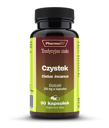 Czystek Cistus incanus 90 kapsułek - Wykazuje działanie przeciwutleniające - PHARMOVIT.png