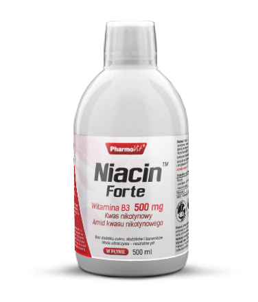 Niacin™ Forte Witamina B3 500ml - Utrzymanie prawidłowego metabolizmu energetycznego - PHARMOVIT.png