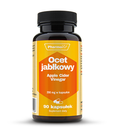 Ocet jabłkowy 90 kapsułek - PHARMOVIT.png