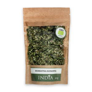 Herbatka konopna 20g - CBD występuje naturalnie w roślinie - INDIA COSMETICS