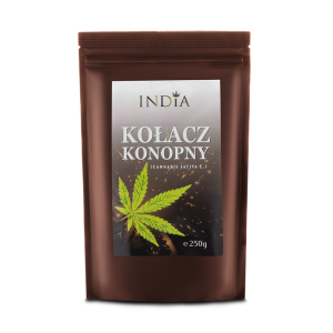 Kołacz konopny 250 g zdrowy zamiennik mąki -INDIA COSMETICS