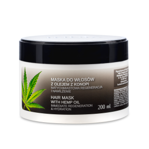 Maska do włosów 200ml z olejem konopnym - India Cosmetics