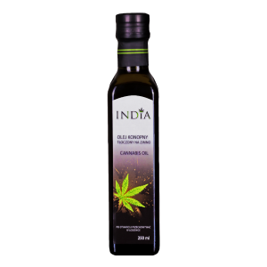 Olej konopny 250 ml - India Cosmetics - Tłoczony z najwyższej jakości, starannie dobranych nasion konopi włóknistej