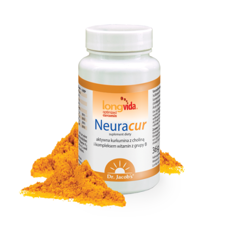 NeuraCur - aktywna kurkumina Longvida, cholina i witaminy z grupy B - DR. JACOB'S.png