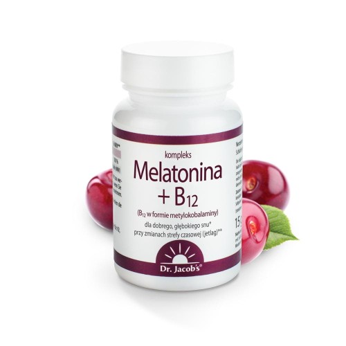 Melatonina + B12 - na problemy z zasypianiem oraz słabą jakością snu - DR. JACOB'S.jpg