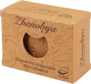 Organiczne mydło Syberyjskie Aleppo 40% 200g - ZHENOBYA