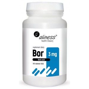 BOR 3 mg kwas borowy 100 tabletek - ALINESS